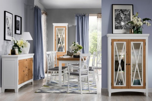 Вітальня AVIGNON SZYNAKA білий / сосна кармель