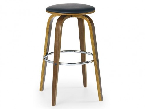 Барный стул Halmar H-39 черный / орех