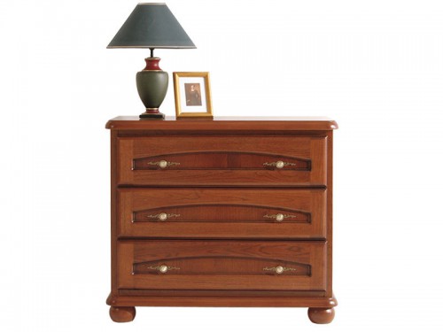 Комод DKOM3S BAWARIA BRW каштан / горіх волоський