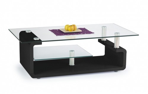 Журнальний столик Halmar Cynthia Лакований Чорний