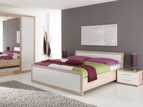 Спальня Belinda BRW дуб сонома / білий