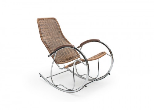 Крісло-качалка Halmar BEN коричневий