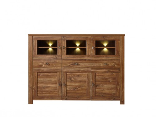 БУФЕТ BRUSSEL KOM3W3D3S/13/18 BRW дуб стірлінг