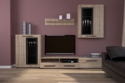 Вітальня Аврора Гербор Дуб sonoma