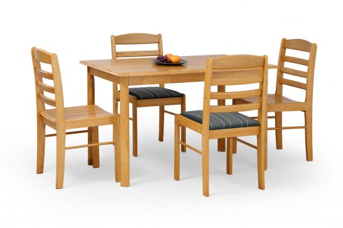 Обеденный стол Halmar Calvin 120x75x75 см Ольха золотая