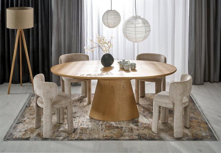 Розкладний стіл CALYPSO, натуральний (2 шт. = 1 шт.)