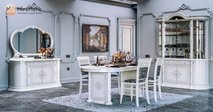 Вітальня Чикаго MiroMark білий глянець