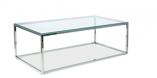 Журнальный столик Signal Hilton A 120х60 Срібний