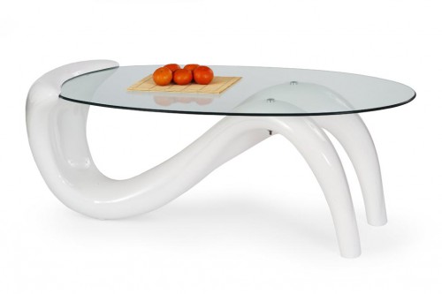 Журнальний столик Halmar Cortina Лакований Білий