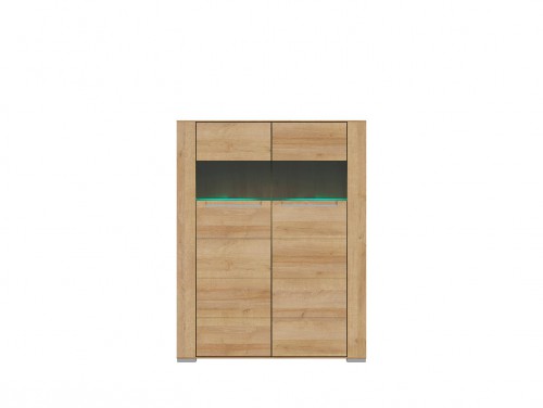 ВІТРИНА DINARO II  REG2W/13/10/B BRW дуб рів'єра