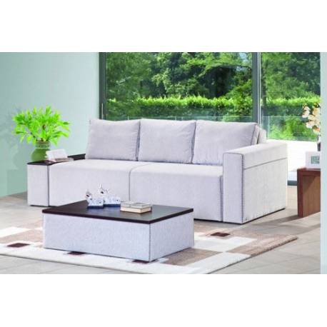 Диван "Милани люкс" ЕМБАВУД белый