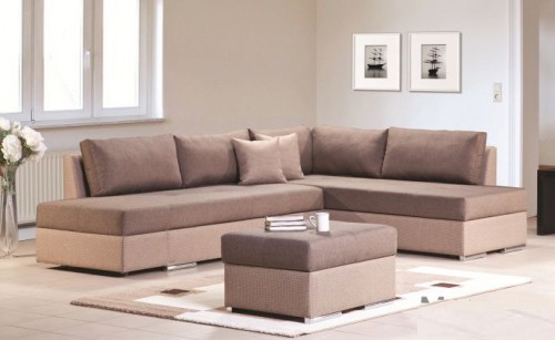 Угловой диван "Дейли-4" Эмбавуд коричневий