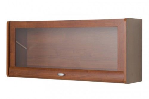 Полиця підвісна скляний фасад DOVER 03 SZYNAKA вишня примавера