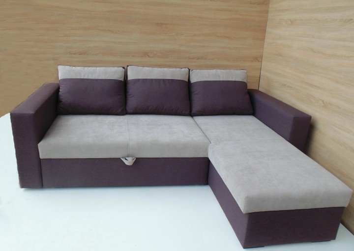 Кутовой диван Embawood Мелани Maxpolinplain/Capriplain