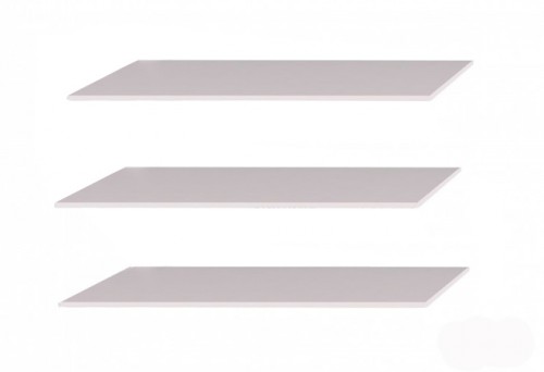 Полиці довгі 3+4+6дв (Серія Т) Богема МіроМарк BG-75-WB Глянець білий