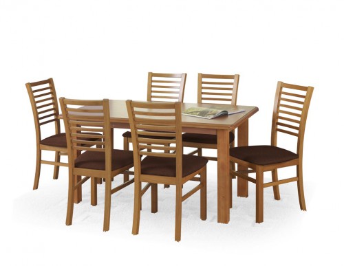 Обеденный стол Halmar Emil 140x80x74 см Ольха