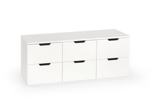 Комод HALMAR ESKIMO K-2 120x44x52 белый