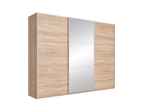 Шафа SZF3D/270/210/3M  BRW дуб сонома / зеркало