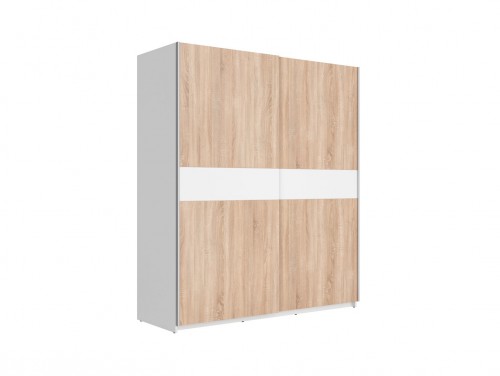 Шафа F27 170 BRW дуб сонома / дуб сонома / білий