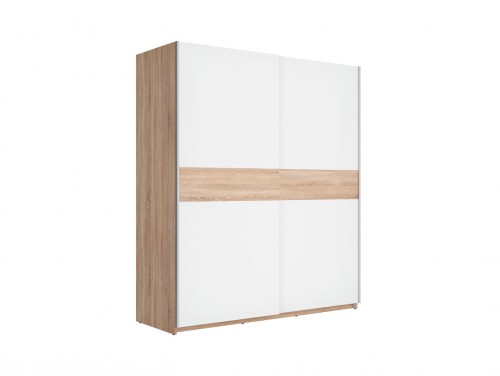 Шафа F27 170 BRW  дуб сонома / білий /дуб сонома /
