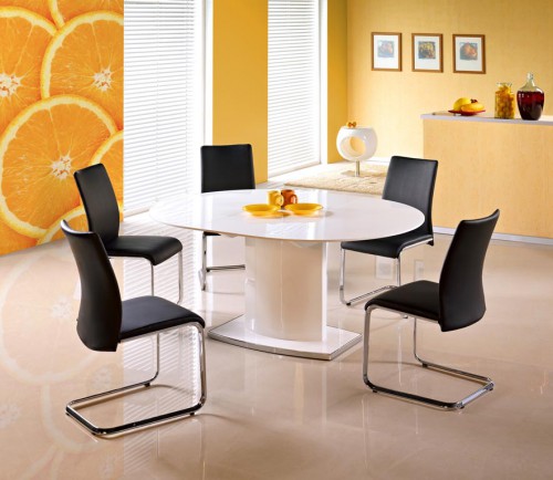 Обеденный стол Halmar Federico 120x120x76 см Белый