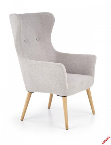 Крісло HALMAR COTTO Світло-сірий