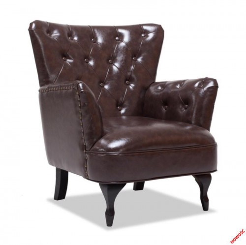 Крісло HALMAR CUBANO Темно-коричневий