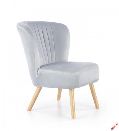 Крісло HALMAR LANISTER Світло-сірий