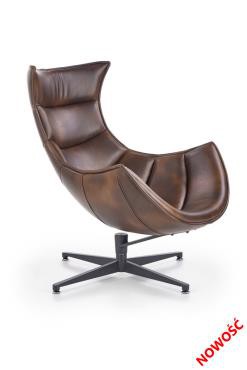 Крісло HALMAR LUXOR Темно-коричневий
