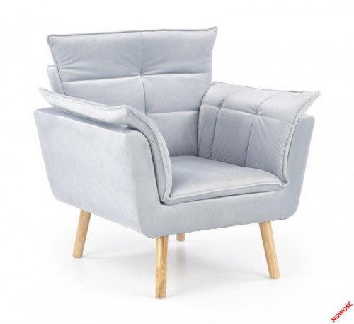 Крісло HALMAR REZZO Світло-сірий