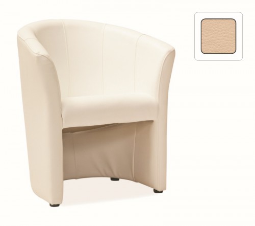 Кресло TM-1 фабрика Signal цвет кремовый