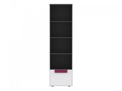 Стеллаж LBLR81-P83 LIBELLE FORTE серый матовый/белый/фиолетовый
