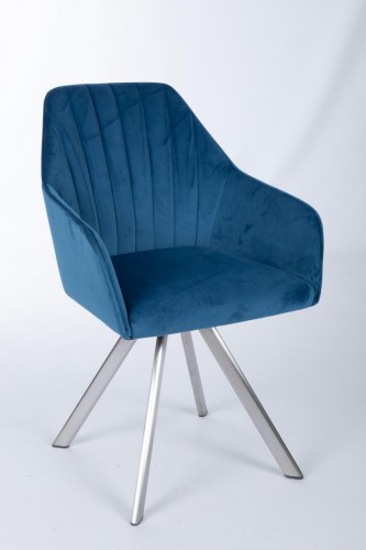 Кресло поворотное Galera Nicolas синее