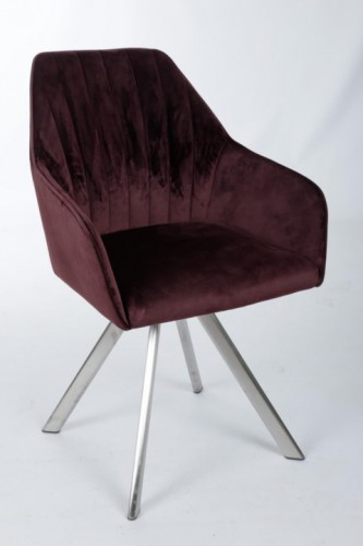 Кресло поворотное Galera Nicolas гранат