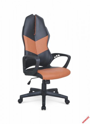 Крісло Halmar COGUAR 3 Чорний Коричневий