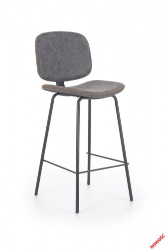 Барний стілець HALMAR H-84 Сірий Чорний