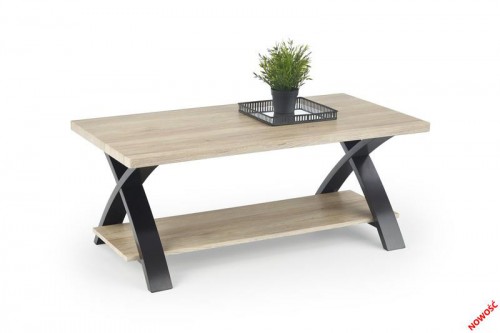 Журнальний столик HALMAR SCALA Дуб Сан-Ремо Чорний