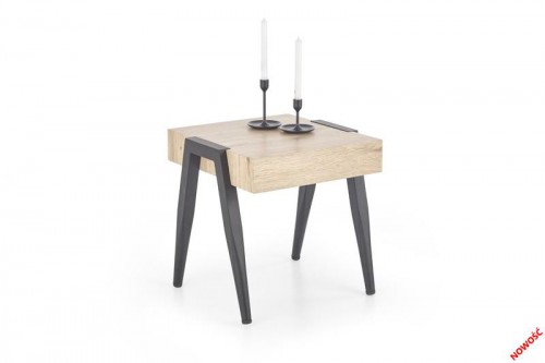 Журнальний столик HALMAR SPOT Дуб Сан-Ремо Чорний