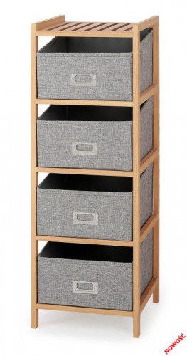 Стелаж Halmar REG-10 Натуральний Сірий