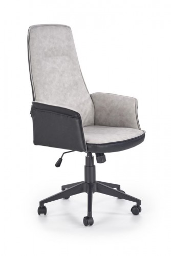 Крісло Halmar TUCSON Чорний Сірий