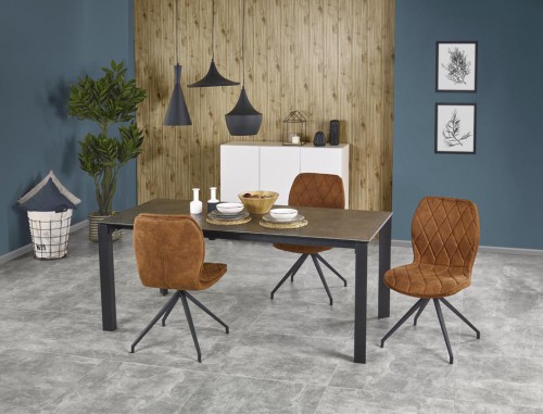 Комплект обідній HALMAR стіл HORIZON  і стільці K-237 120-180/85/76 см.