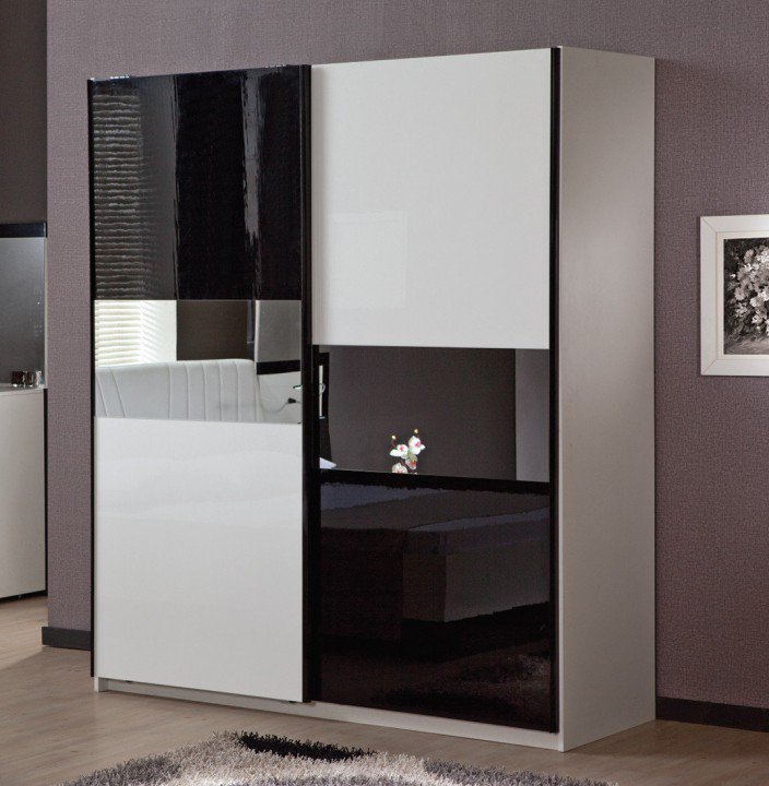 Шафа-купе H1792 Embawood Гармонія White, Black