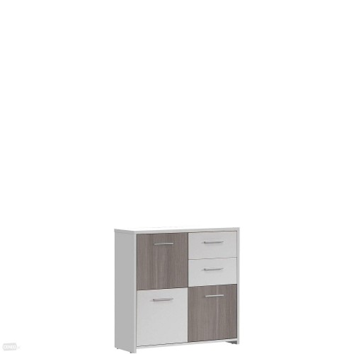 КОМОД QDRK15-Y60 QUADRO FORTE орех грецкий / белый