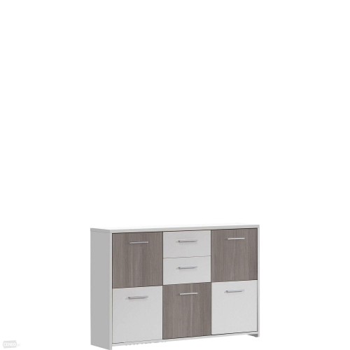 КОМОД QDRK17-Y60 QUADRO FORTE орех грецкий / белый