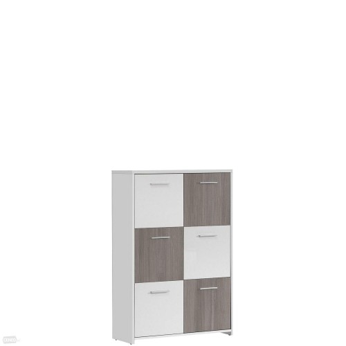 КОМОД QDRK36-Y60 QUADRO FORTE орех грецкий / белый