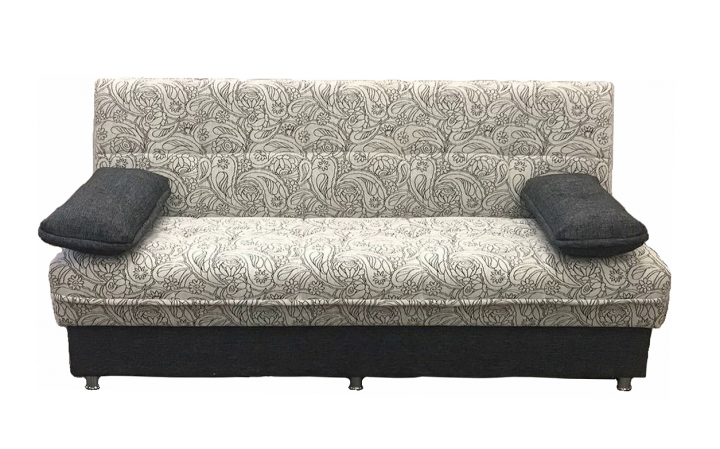 Диван Embawood Идеал  3-местный черный / белый