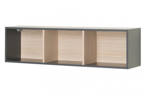 Полка навісна IKAR 31 SZYNAKA графіт  /сосна авола