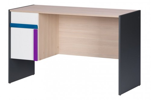 Письмовий стіл IKAR 40 SZYNAKA графіт / білий /сосна авола