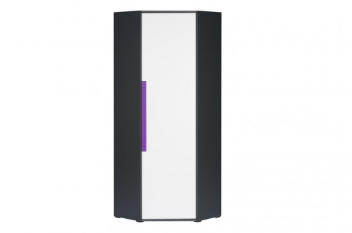 Шафа кутова  IKAR 04 SZYNAKA графіт / білий