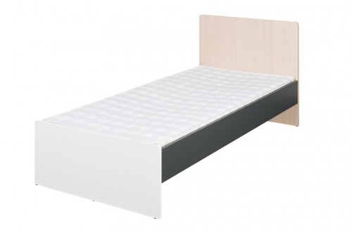 Ліжко 90  IKAR 50 SZYNAKA графіт / білий /сосна авола